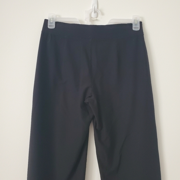Eileen Fisher  Straight Leg Cropped Trousers Pants in black Size Small - Picture 7 of 10